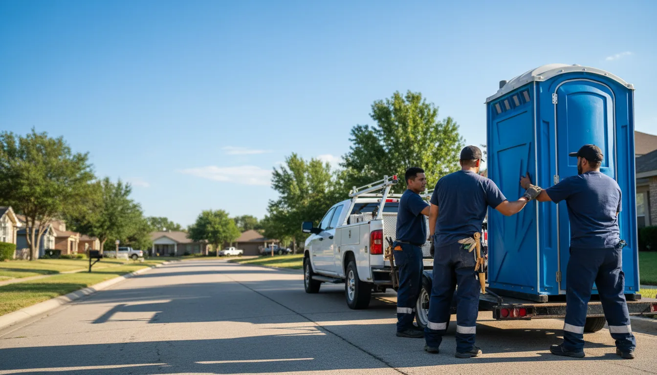Portable Toilet Rental in Newark, TX near me